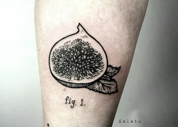 Knyazeva Fig Tattoo Tattoos Body Art Tattoos Botanical Tattoo