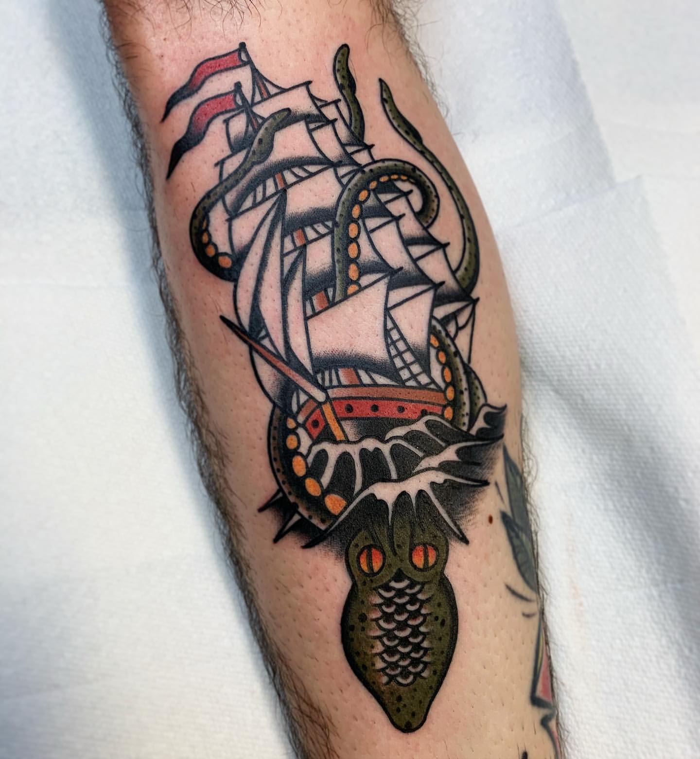 Kraken Tattoo By Wildthingstattoo On Deviantart