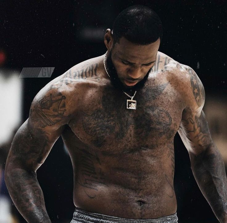 Lebron James Shows Off His New Tattoo On His Arm And Thigh Shaped Like