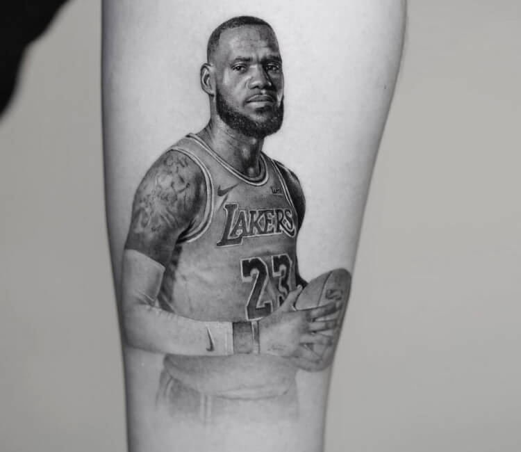 Lebron James Tattoo By Ben Tats Post 31748 Black And Grey Tattoos