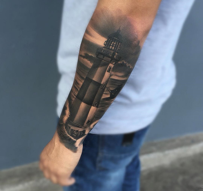 7 Meanings Behind Lighthouse Forearm Tattoos