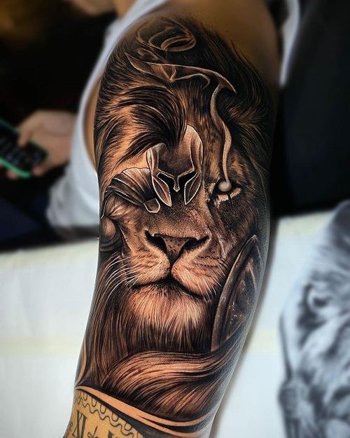 Lion And Cub Tattoo Neartattoos