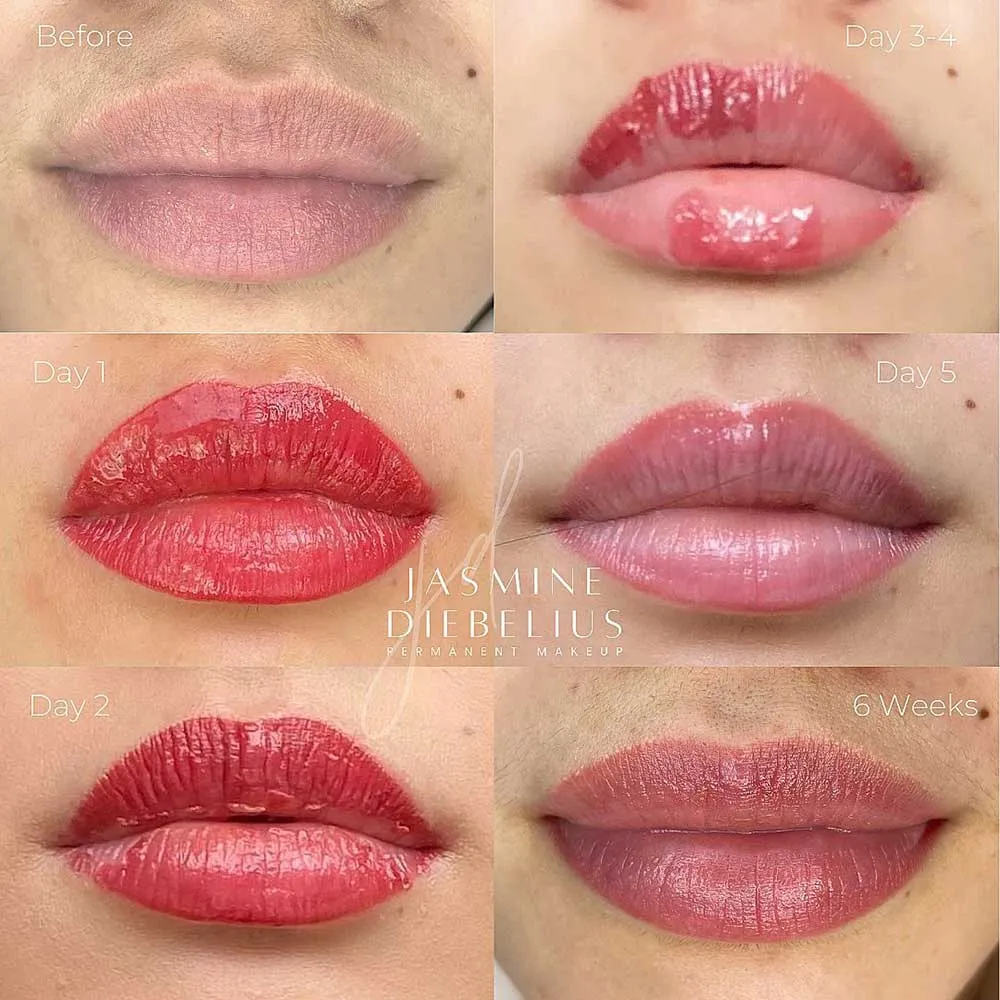 Lip Blush A Natural Lip Tattoo Look