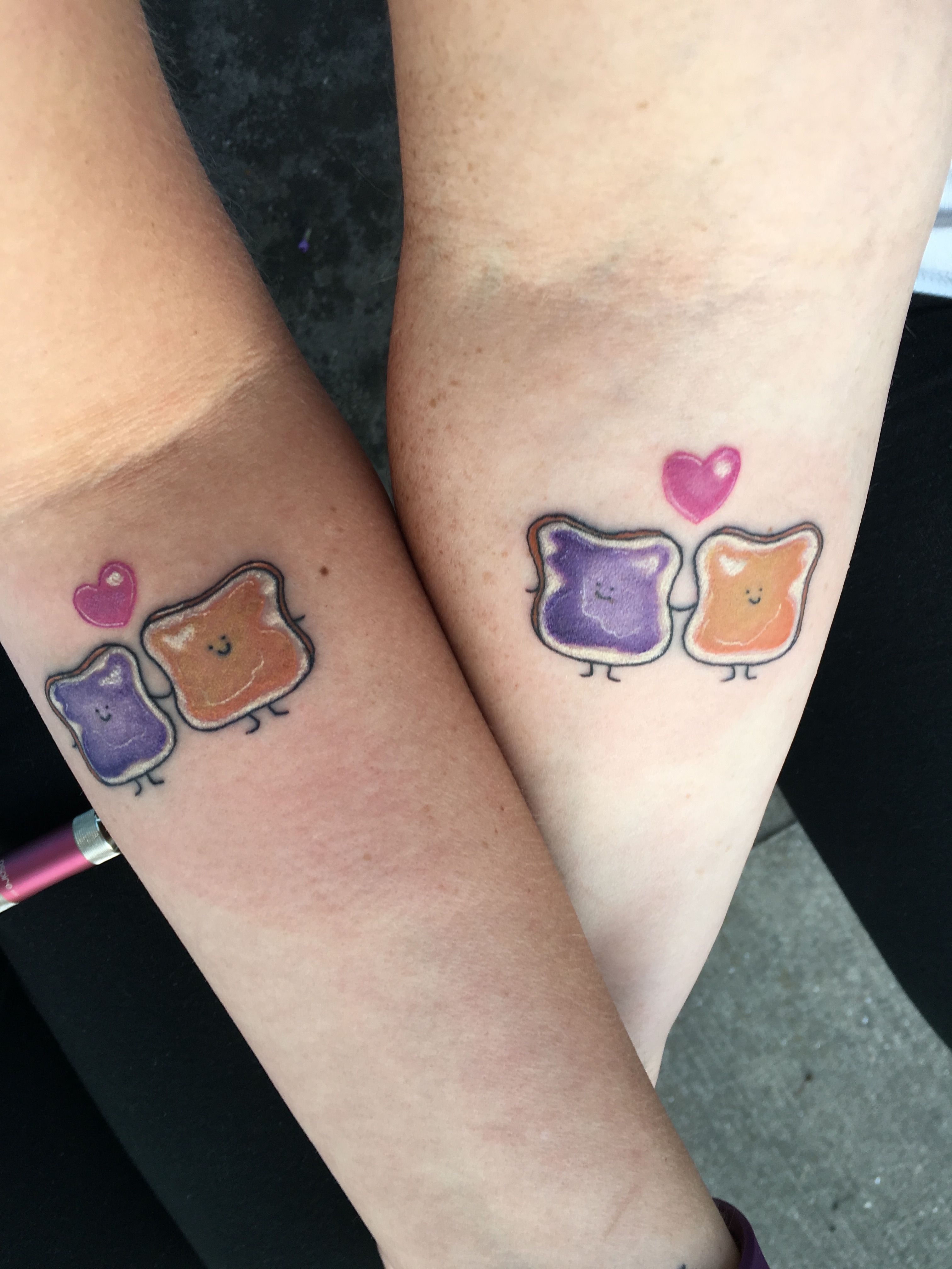 List 98 Wallpaper Matching Peanut Butter And Jelly Tattoos Superb