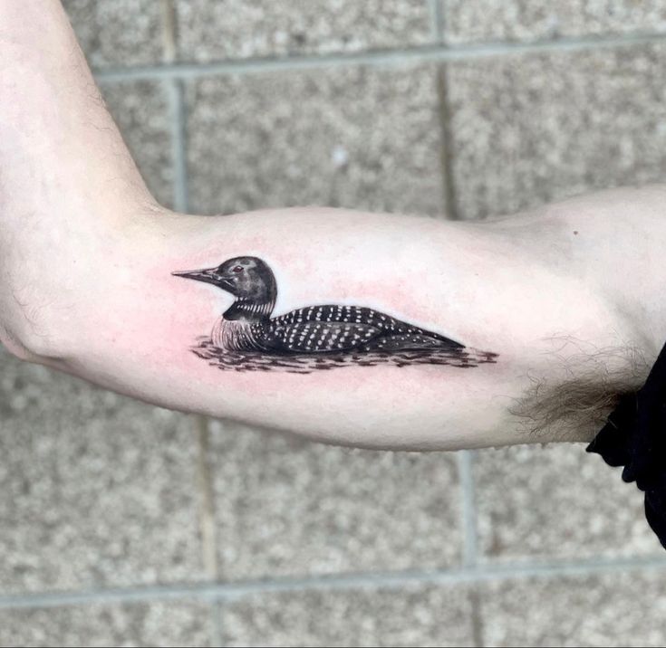 Loon Watercolour Loon Tattoo Body Art Tattoos Western Tattoo