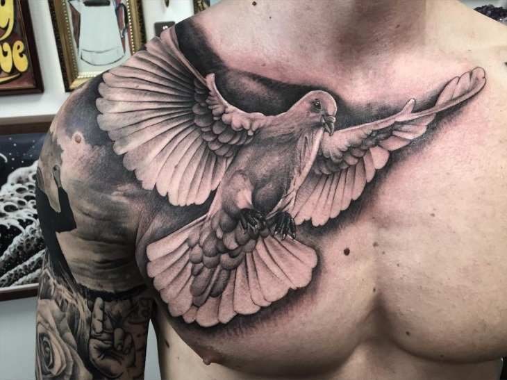 7 Meaningful Male Dove Tattoo Ideas