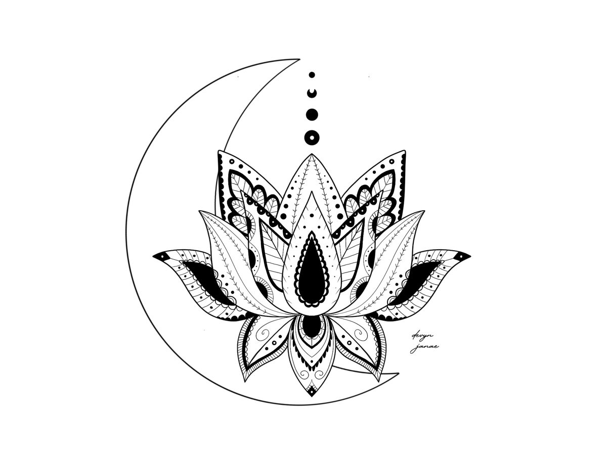 Mandala Lotus Flower Tattoo Designs Inspiration and Meaning