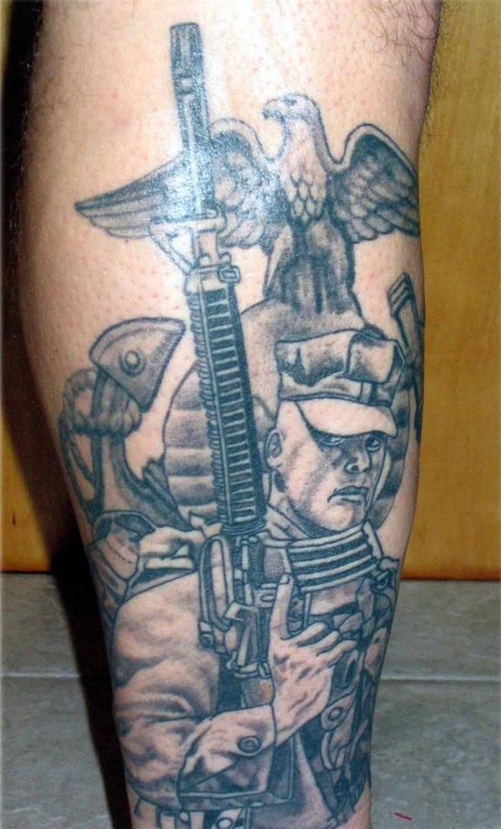 7 Amazing Marine Tattoo Designs