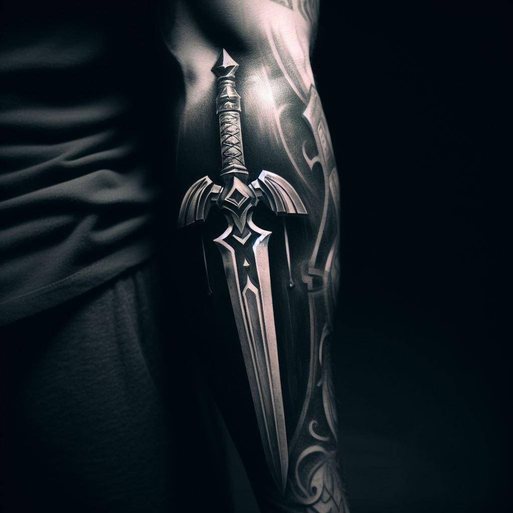 Master Sword Tattoo Unleashing The Power Within Your Own Tattoo