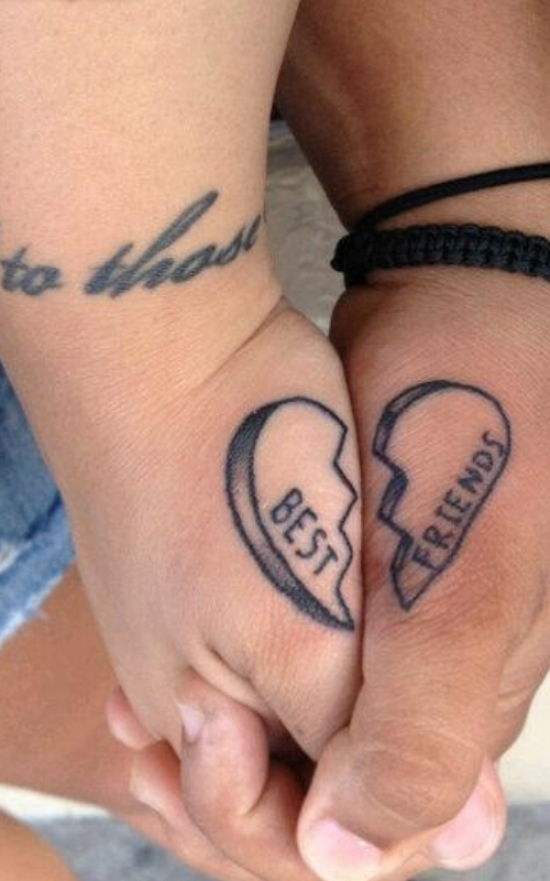 Match Best Friend Tattoos Ideas to Last Lifetime