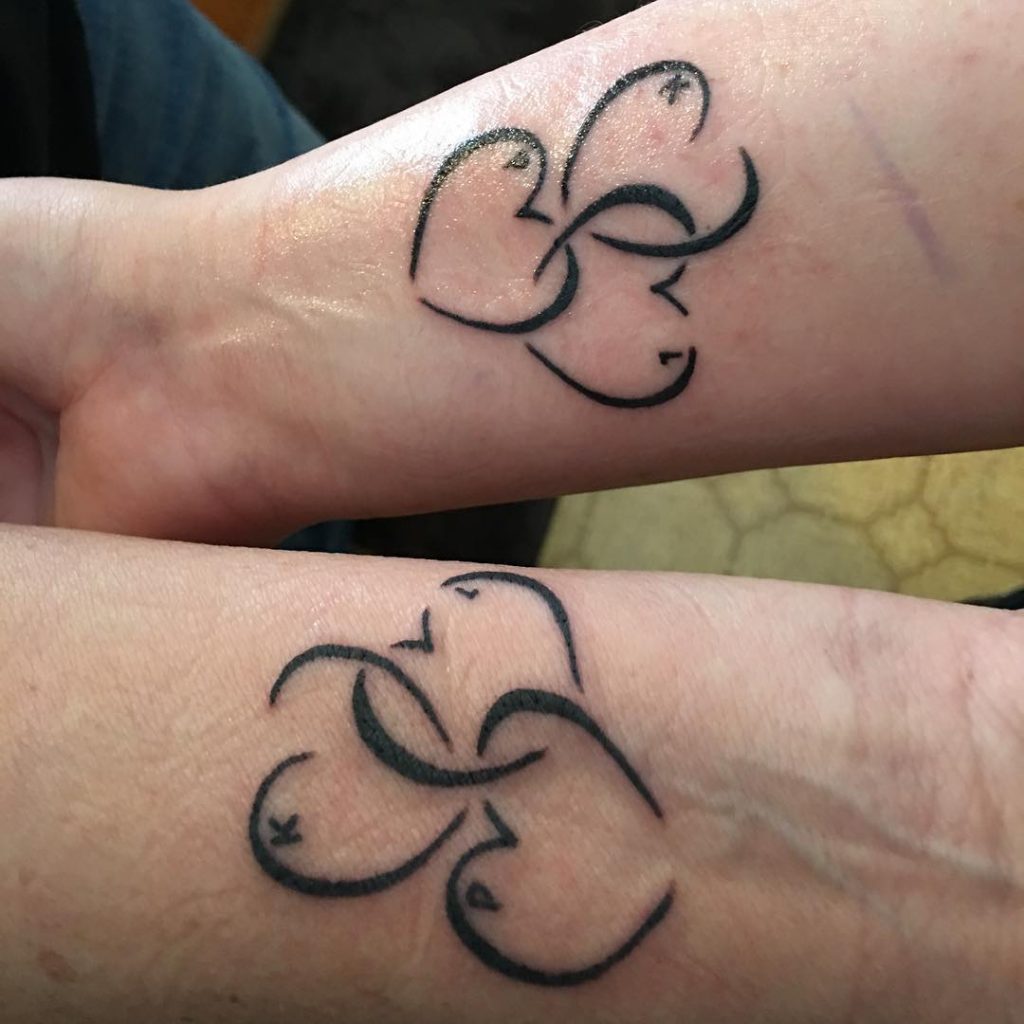 Matching Mother Daughter Tattoo Tattoos For Daughters Tattoo For Son