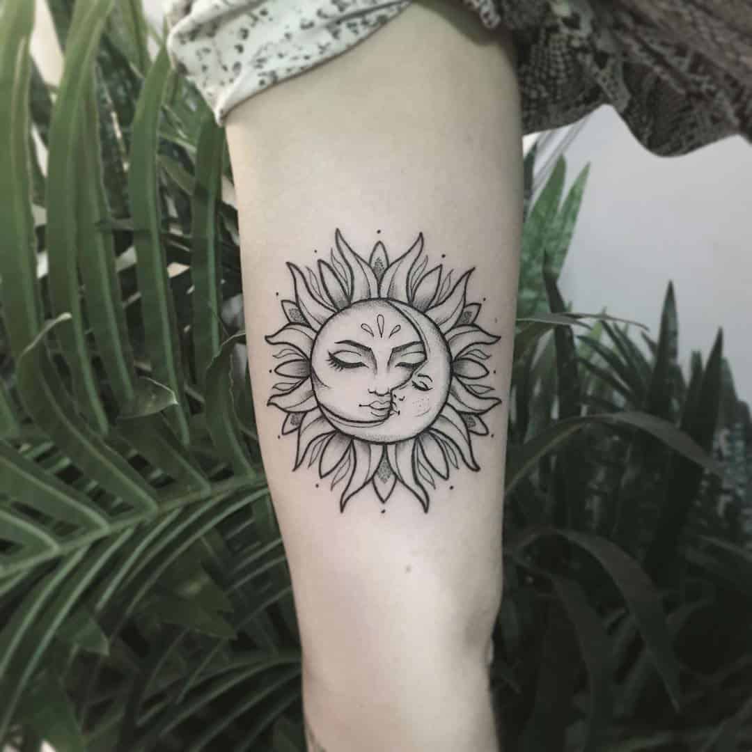 Matching Sun And Moon Tattoo Design Ideas 17 We Otomotive Info Moon