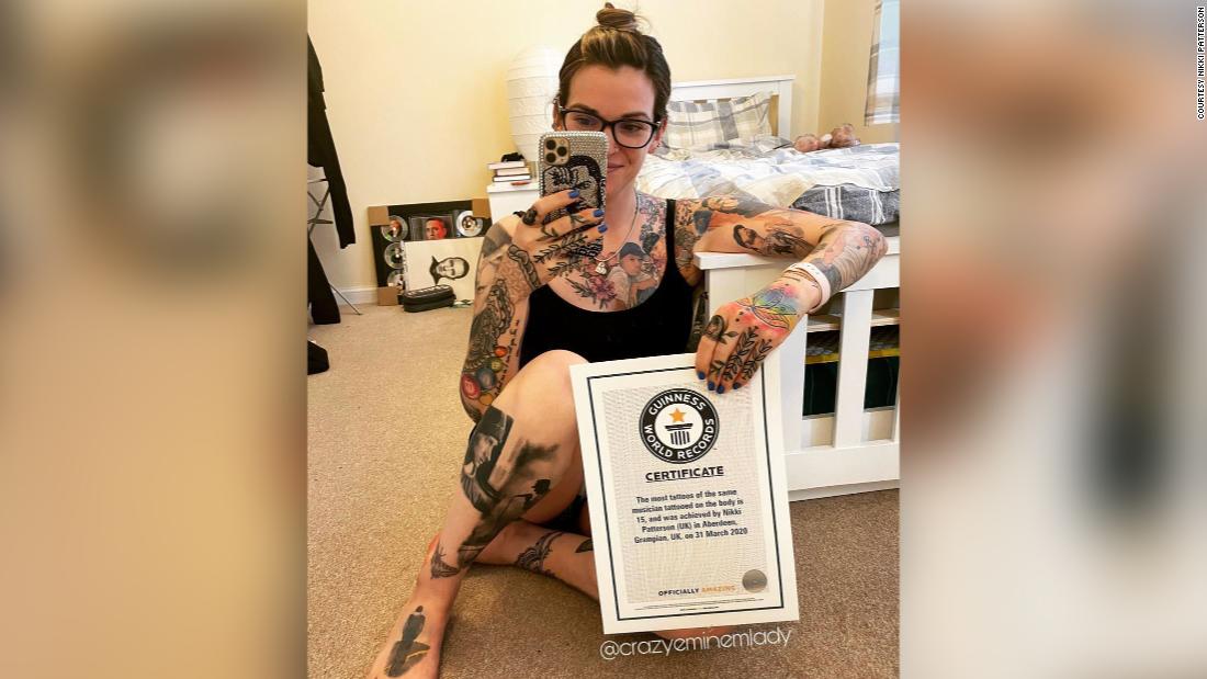 Meet The Woman With Enough Eminem Tattoos To Set A World Record Cnn