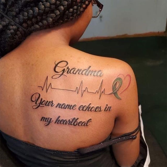 Memorial Tattoo Designs For Grandma