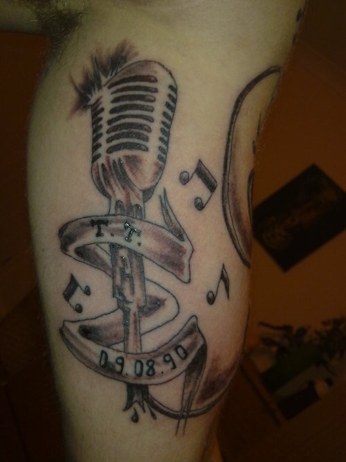 Microphone Tattoo Design Design Talk