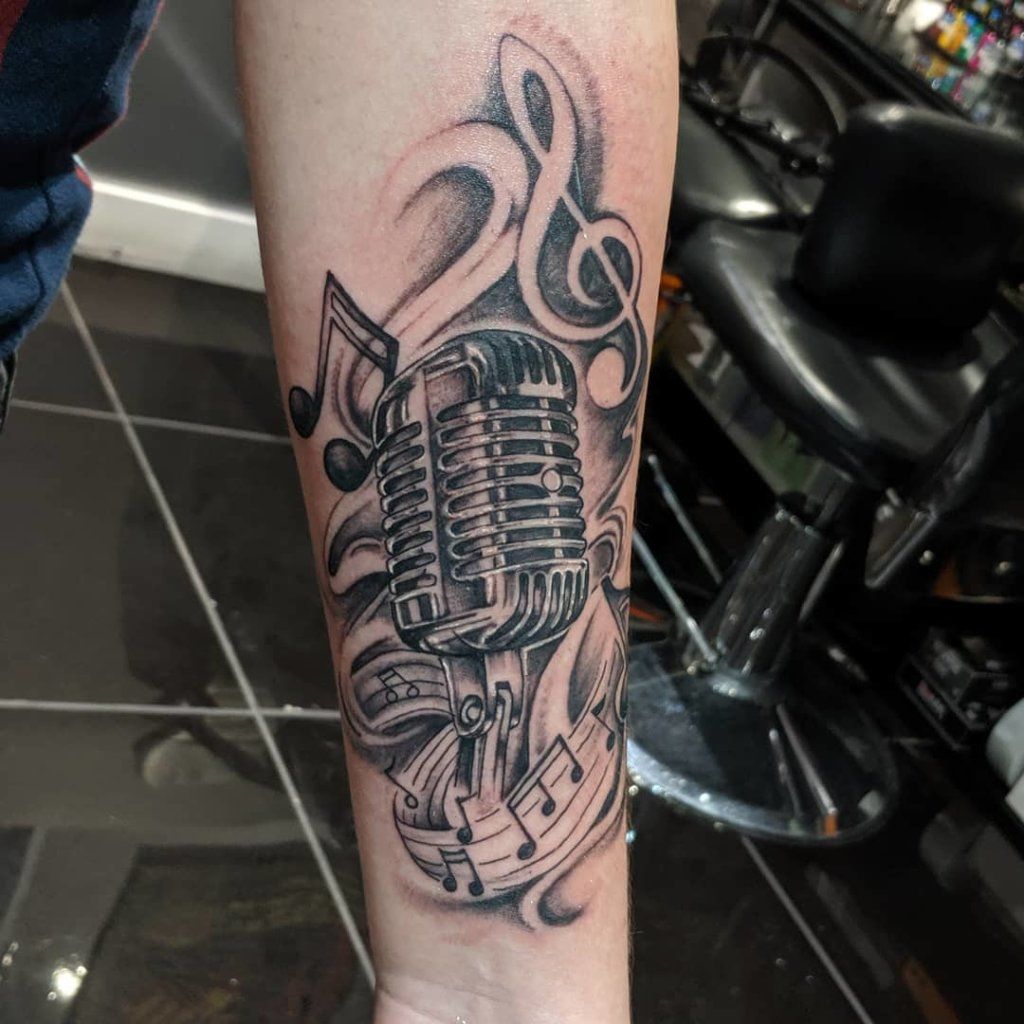 10 Unique Microphone Tattoo Designs You'll Love