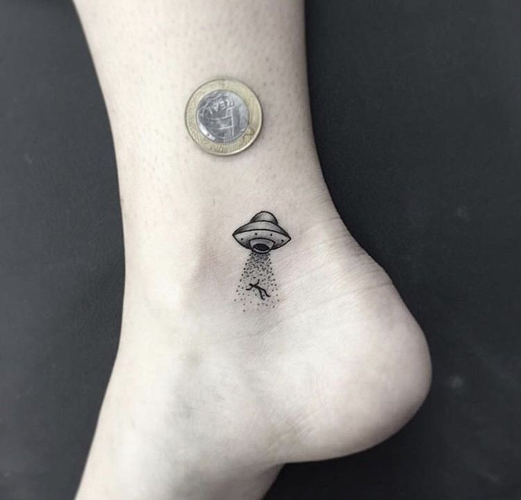 Minimalist Ufo Tattoo Designs Wiki Tattoo