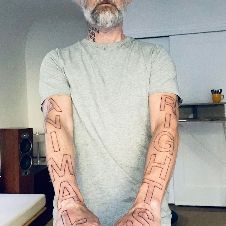 Moby Got More Vegan Tattoos Just In Case You Forgot He Amp 39 S Vegan Exclaim