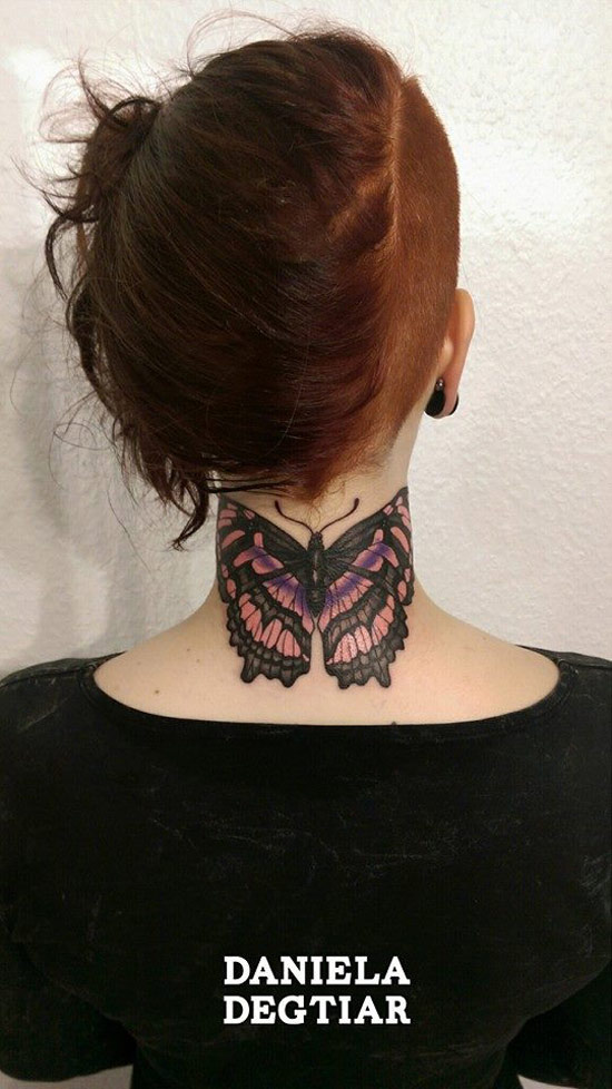 7 Meaningful Neck Butterfly Tattoo Ideas