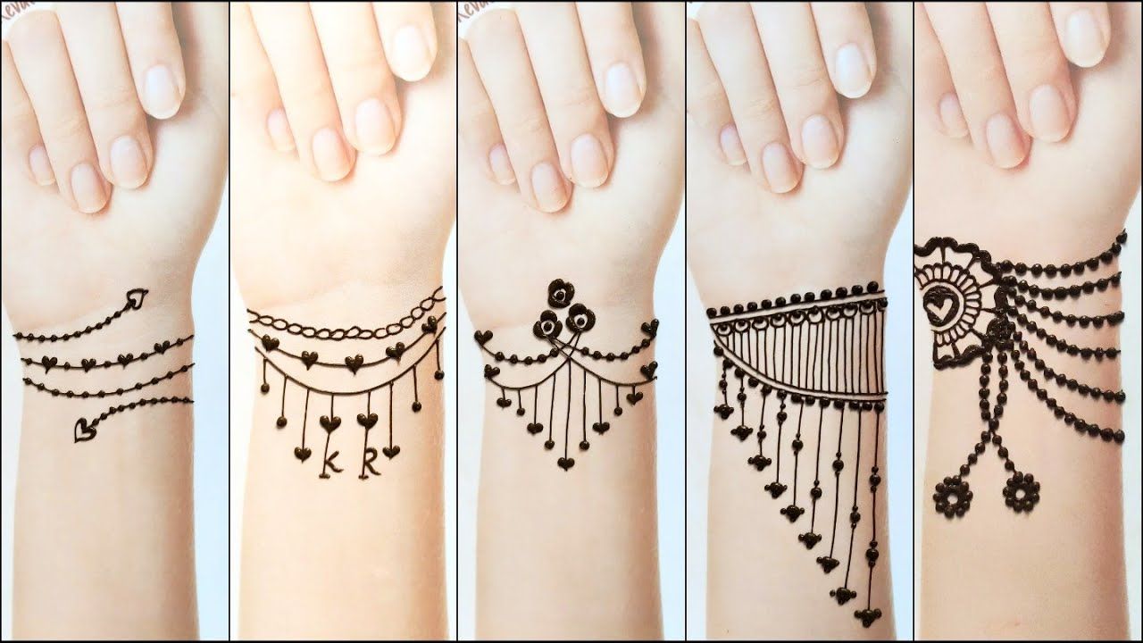 New Beautiful Tattoo Mehndi Designs Simple Tattoo Mehndi Designs Youtube