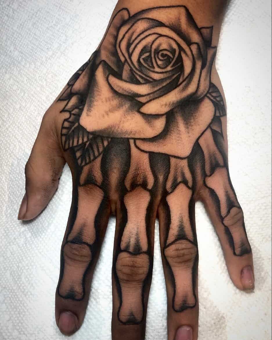 Nice Skeleton Hand Tattoo Ideas Inofashionstyle Com