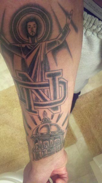 Notre Dame Football Tattoos Whoplayedfrankensteininvanhelsing