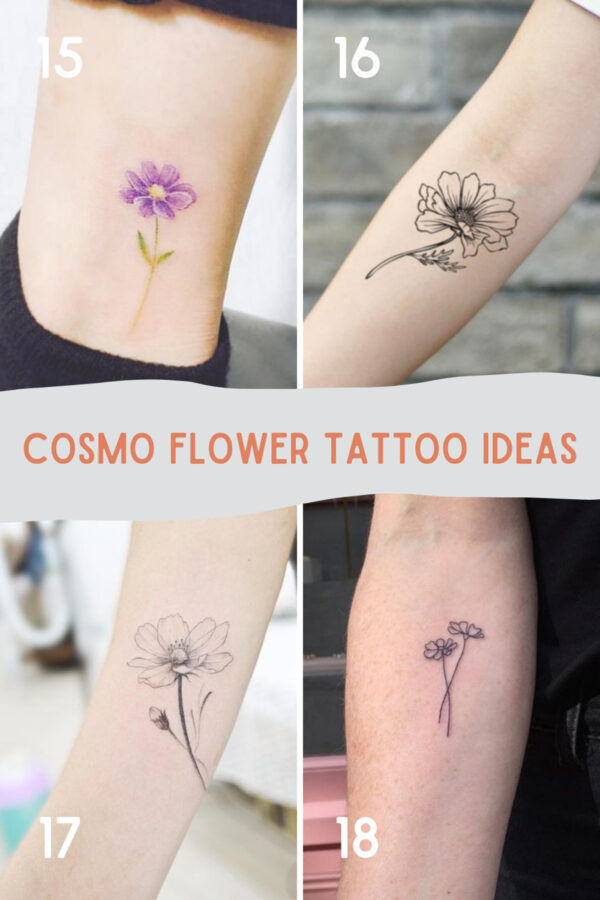 October Birth Flower Tattoo Ideas Marigolds Cosmos Tattoo Glee