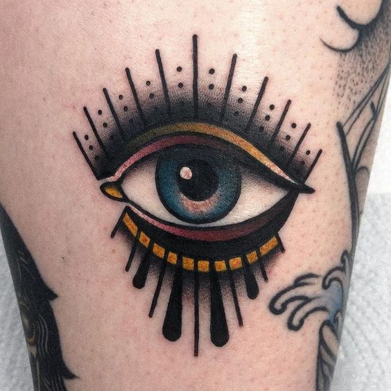 Old School Approach Is Awesome Idea For All Seeing Eye Tattoo