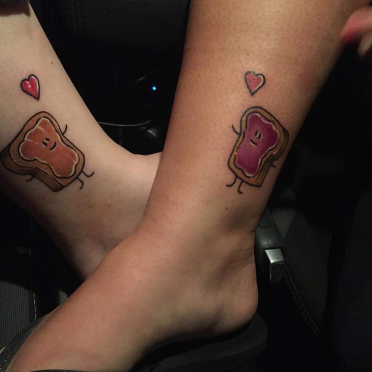 Peanut Butter Jelly Tattoos Best Friend Tattoos Friend Tattoos Best