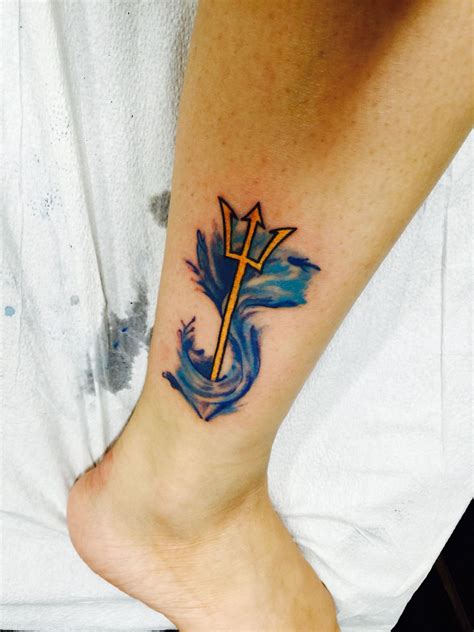 Percy Jackson Inspired Tattoo Son Of Poseidon King Of The Sea Half