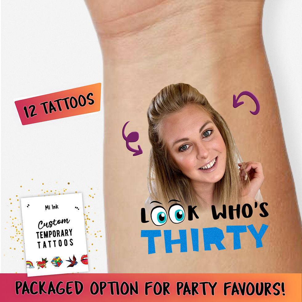 Get Personalised Temporary Tattoos in Minutes