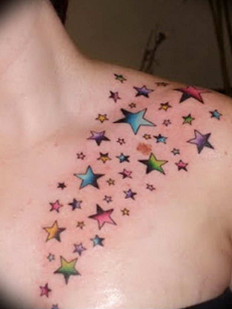 Photo Star Tattoo On Chest 19 06 2019 032 Star Tattoo Example