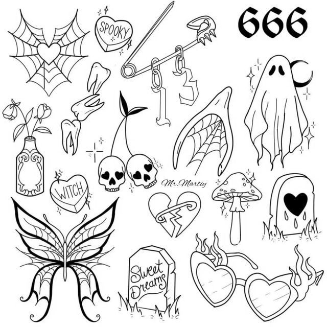 Pin By Cat Salvattore On Tattoo Inspo Halloween Tattoos Halloween