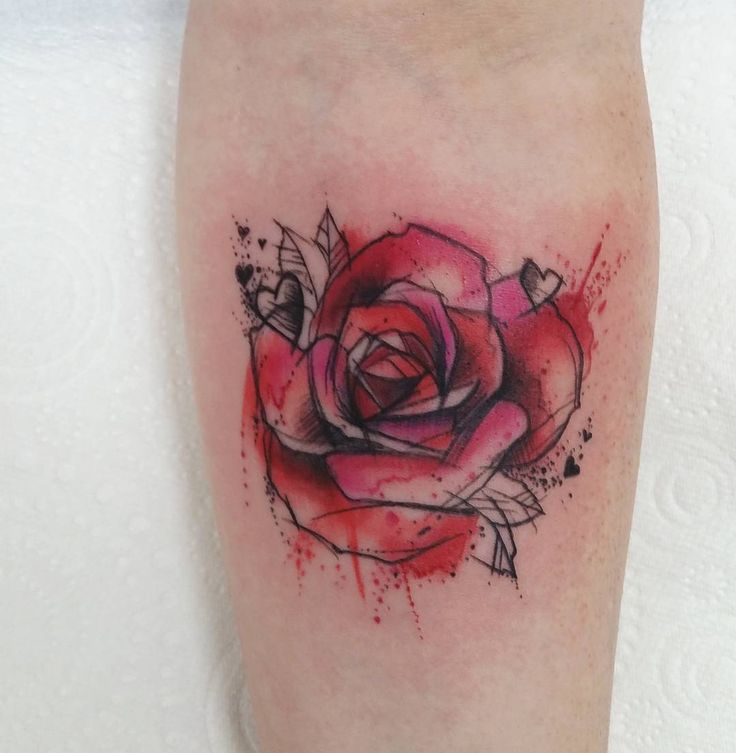 Pin By Eileen Graham On Small Symbol Tattoos Watercolor Rose Tattoos