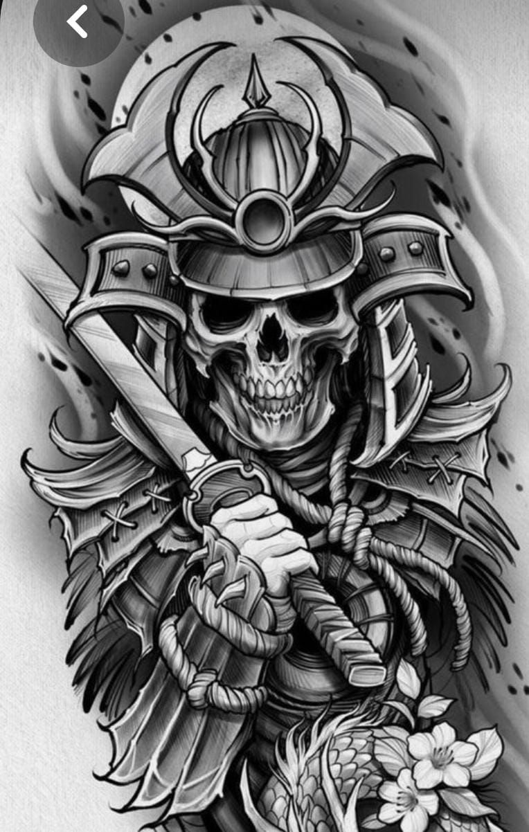 Pin By Pl4co Prod On Arte In 2022 Japanese Warrior Tattoo Samurai