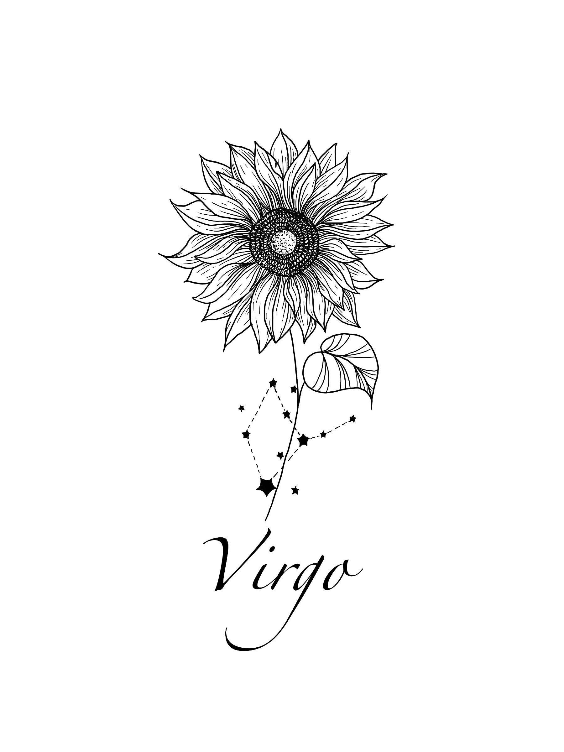 Pin By Silver Wings On Original Tattoo Designs Virgo Tattoo Designs Virgo Tattoo Virgo Sign