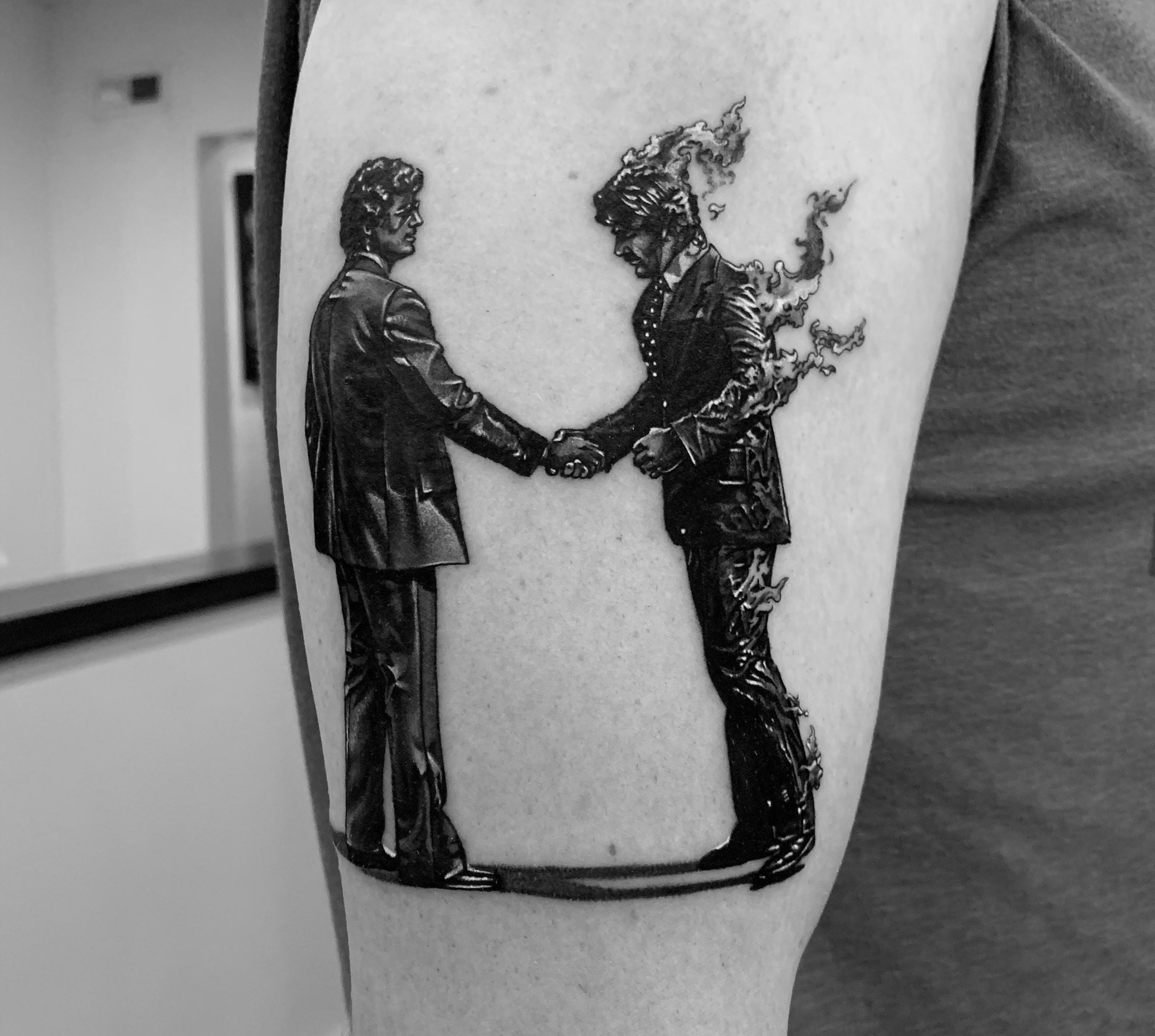 Pink Floyd Tattoo Wish You Were Here