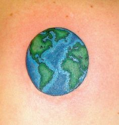 Planet Earth Tattoo Designs