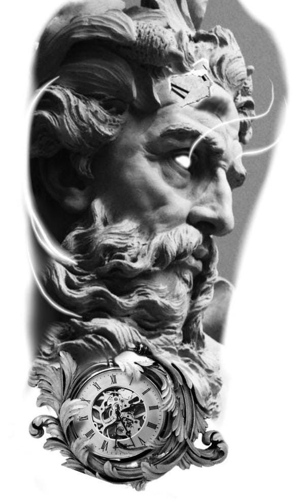 Powerful Zeus Tattoo Designs