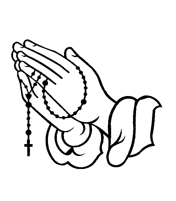 Praying Hands With Rosary Tattoo Designs Drawing Free Image Download