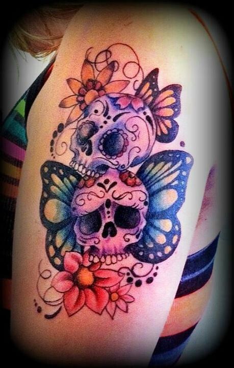 Pretty Skull Tattoo For Women Girly Tattoo Design Ideas For Women