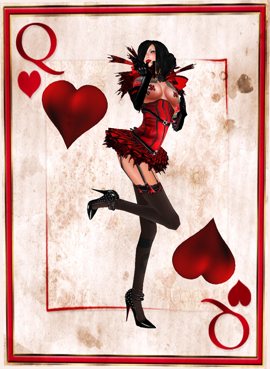 20 Amazing Queen of Hearts Tattoo Designs