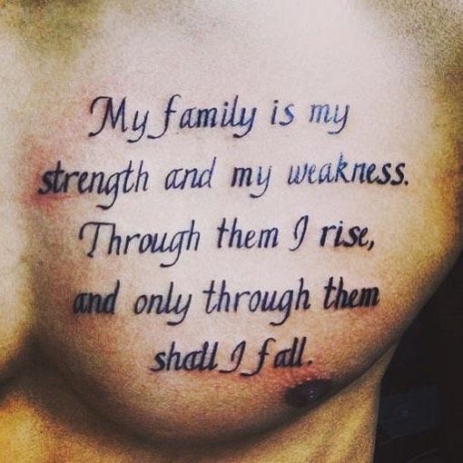 Quote Tattoos For Men