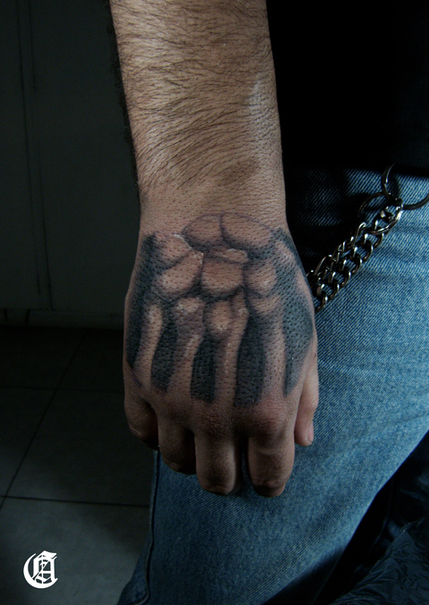 Rate This Hand Bones Tattoo 1 To 100 Tatuajes En La Mano Hombres