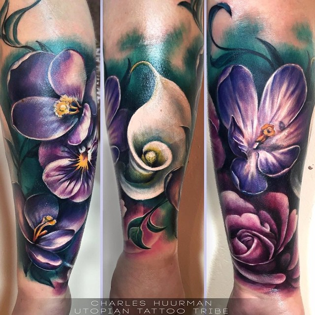 7 Realistic Flower Tattoos You'll Love