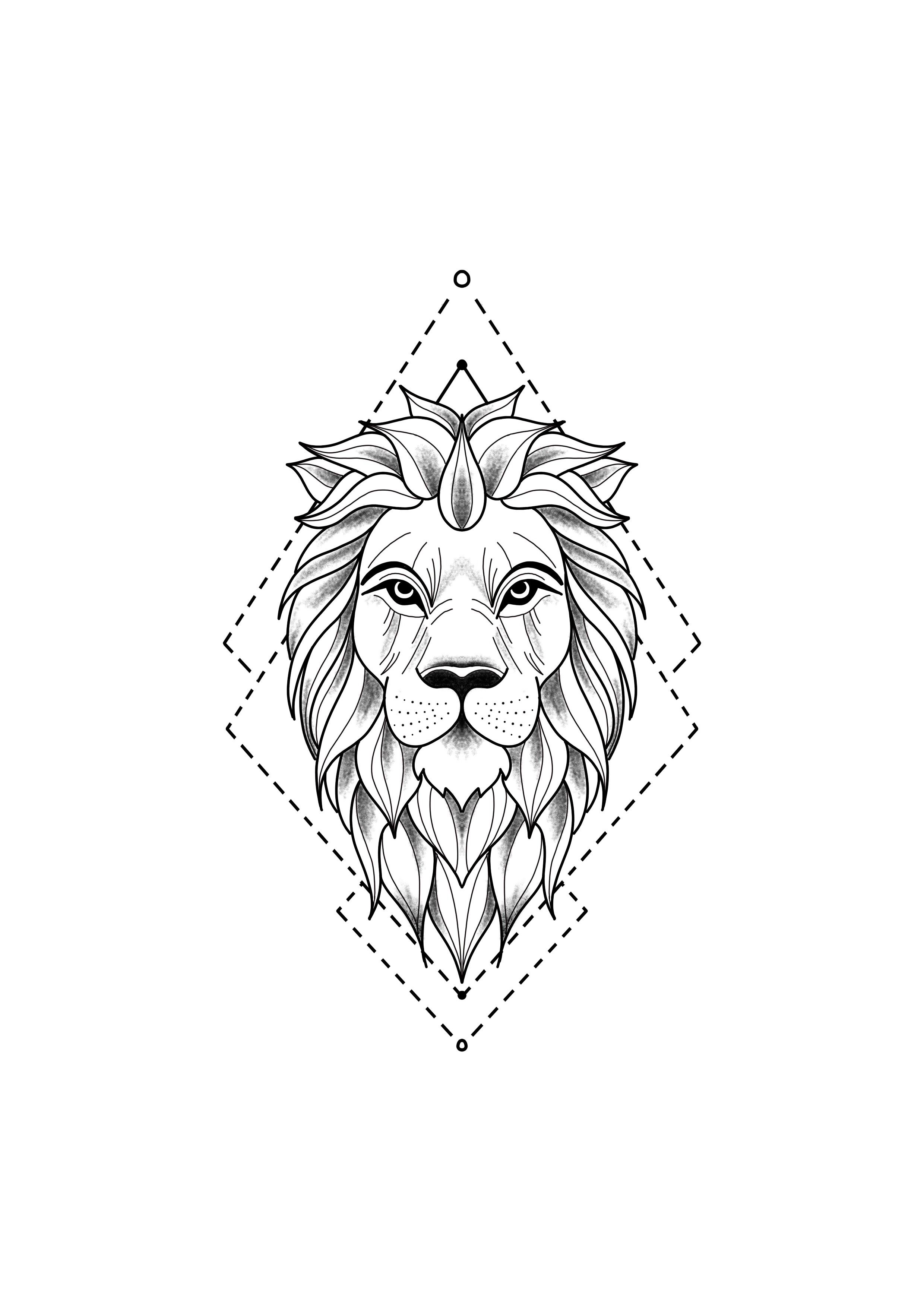 Realistic Lion Lion Head Tattoos Lion Pictures Lion Tattoo Design