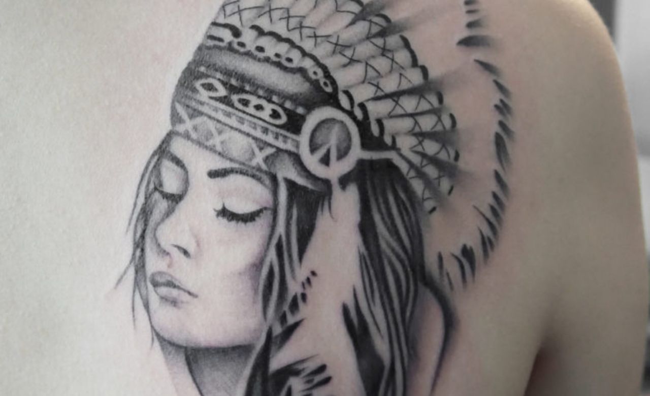 20 Native American Red Indian Tattoo Ideas