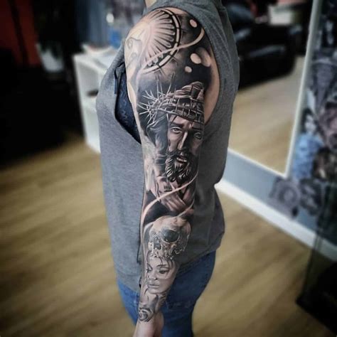 Religious Arm Tattoos For Men