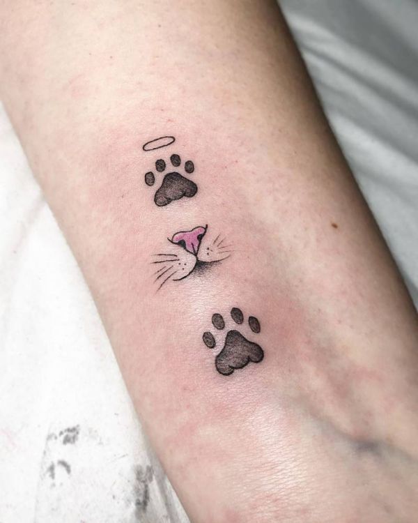 Resultado De Imagen De Tatuajes Patitas De Gato Tattoos Print Tattoos Pawprint Tattoo