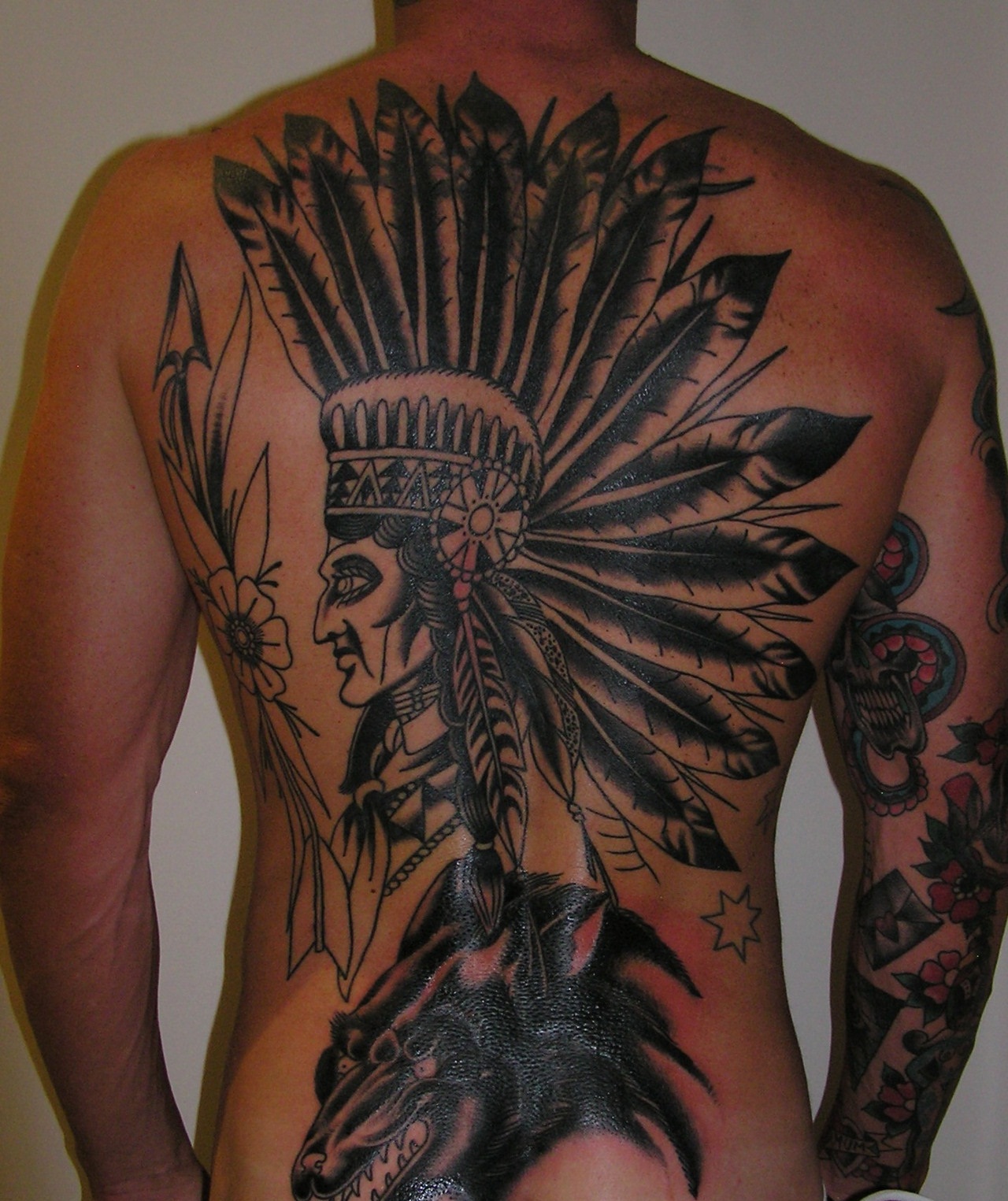 Rick Johnson 1950 2006 Native Indian Tattoos Tattoos For Guys